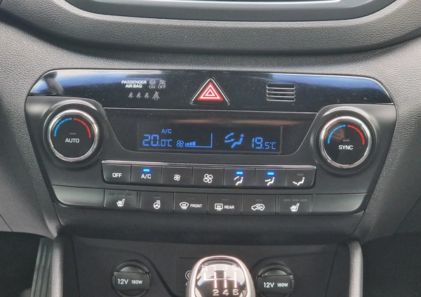 Hyundai Tucson cena 82900 przebieg: 98000, rok produkcji 2019 z Jasień małe 742